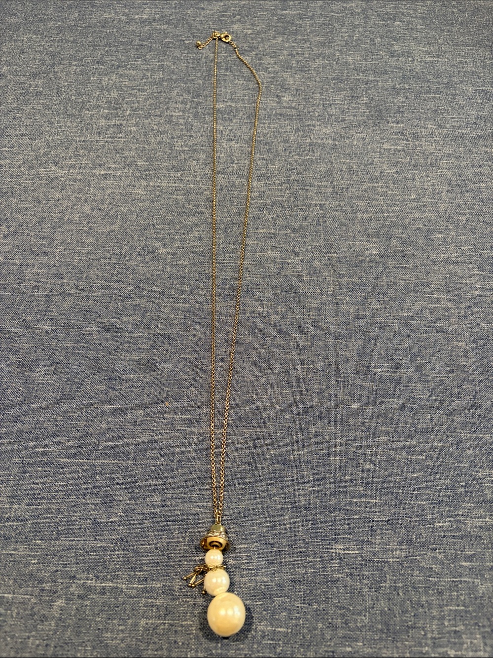 Gold-Tone Pearl Pendant Necklace - Women's Jewelry